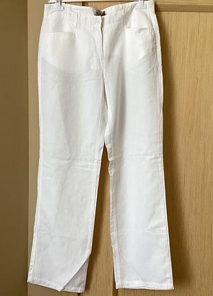 Лляні штани с ультрависокою посадкою