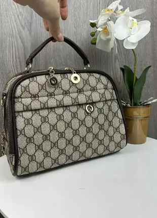 Маленькая женская сумочка клатч через плечо в стиле гуччи