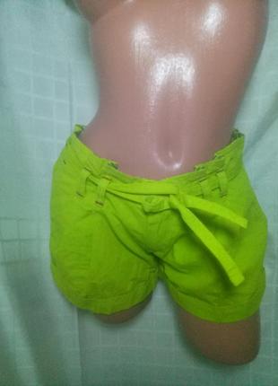 Шорты горчичные 215