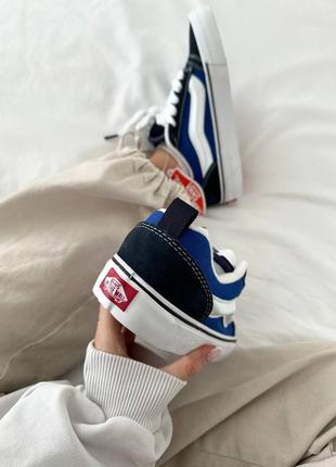 Кеди жіночі в стилі vans knu old skool navy blue premium3 фото