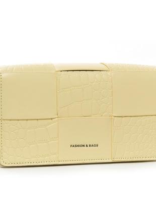 Жіноча сумка маленька клатч fashion міні сумочка жовта сумка через плече маленька жіноча сумка