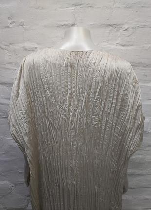 H&m стильное жатое платье в стиле issey miyake pleats please