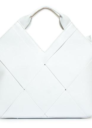 Повседневная белая сумка alex rai сумка плетенка сумка женская кожаная большая сумка женская через плечо1 фото