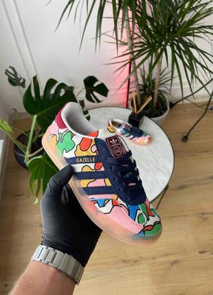Adidas gazelle x farm discount