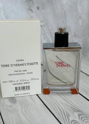 Hermes terre d'hermes тестер 100 ml туалетна вода гермес терре тере терра чоловічі духи хермес тьере