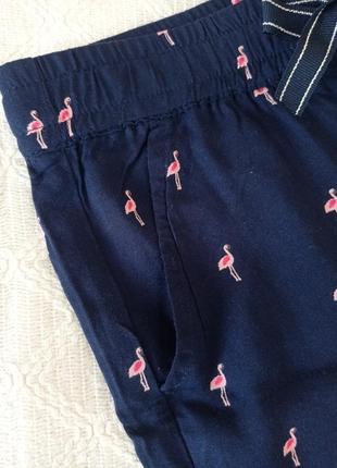 Youngstyle віскозні літні штани для дівчинки на ріст 116см 3