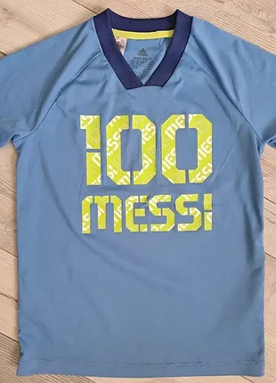 Футболка футбольна adidas messi (р.140/9-10 років)