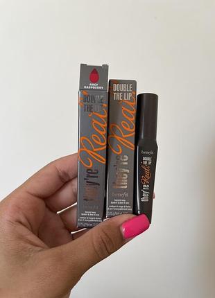 Помада benefit they're real! double the lip