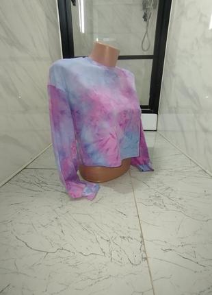 Кофта тай дай , печворк