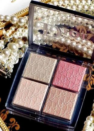 Палетка хайлайтерів dior backstage 004 rose gold