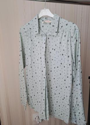 Сорочка на дівчинку h&m з черепами 13-14 років зріст 164