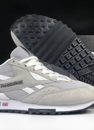 reebok Mujer classic lx 2200 кроссовки мужские кеды классик серые с бежевым топ качество низкие весенние летние осенние демисезонные демисезоны