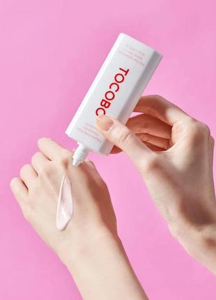 Миниатюра тонизирующий увлажняющий санблок tocobo vita tone up sun cream spf50+ pa++++ 10ml2 фото