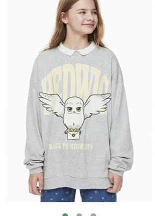 Oversize свитшот для девушек h&m