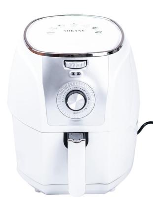 Аэрофритюрница sokany sk-3010 на 5 литров, 1500 вт белая