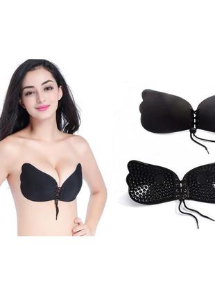 Многоразовый силиконовый бюстгальтер невидимка fly bra invisible удобный поддерживающий лифчик