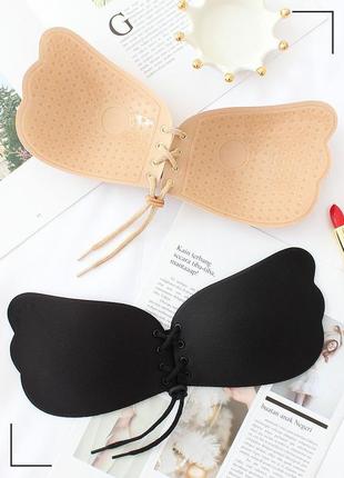 Многоразовый силиконовый бюстгальтер невидимка fly bra invisible удобный поддерживающий лифчик7 фото