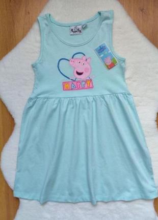 Платье peppa pig,свинка пеппа 98-104,110-116,122-1282 фото