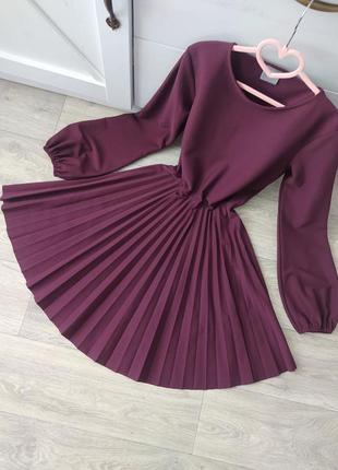 Платье,asos, платье,плиссе,юбка солнце❤️