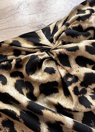 Трендовая юбка леопард5 фото