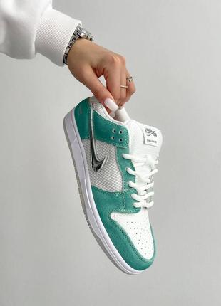 Кросівки april skateboards x dunk low sb 'turbo green' nike8 фото