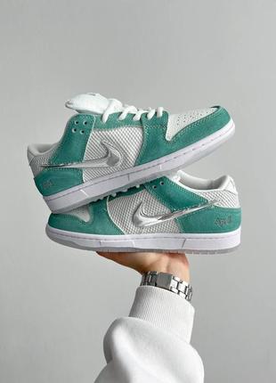 Кросівки april skateboards x dunk low sb 'turbo green' nike5 фото