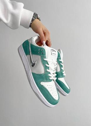 Кросівки april skateboards x dunk low sb 'turbo green' nike3 фото