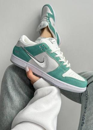 Кросівки april skateboards x dunk low sb 'turbo green' nike1 фото