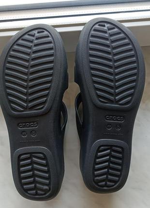 Crocs женские сланцы, шлепанцы на платформе w8, 38-39, 25 см оригинал