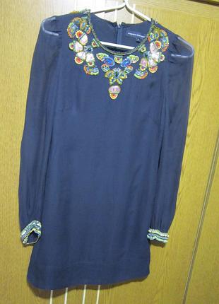 Шифонове плаття з вишивкою р.8