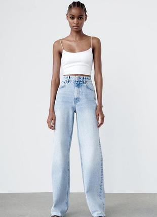 Новые zara wide leg1 фото