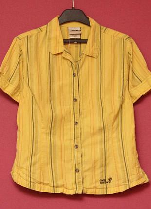 Jack wolfskin рр m трекінгова сорочка з бавовни