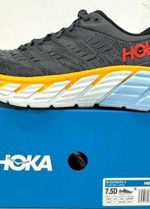 Чоловічі кросівки для шосейного бігу hoka gaviota 4 castlerock/anthracite  .43