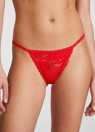 Мереживні трусики victoria's secret pink