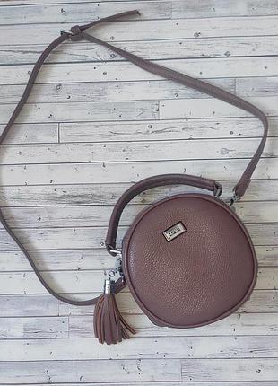 Сумка кросс боди круглая