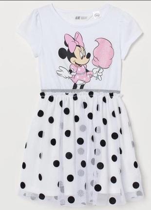 Сукня плаття міні маус мікі маус h&m 6-8 років
