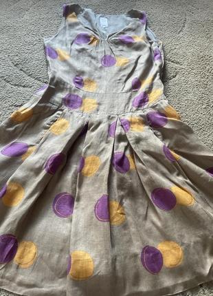 Платье лен италия