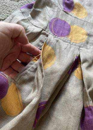 Платье лен италия 4