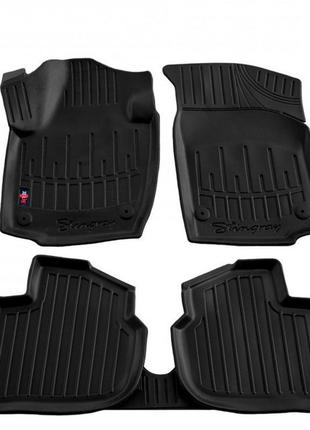 3d килимки для seat toledo 4 (2012-...)  з бортиками 30 мм (stingray)