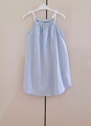 Легкое коттоновое платье h&m 122-128 размера.