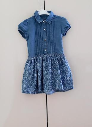 Легеньке джинсове плаття palomino 116 розміру.