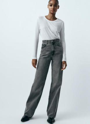 Новые джинсы zara wide leg1 фото