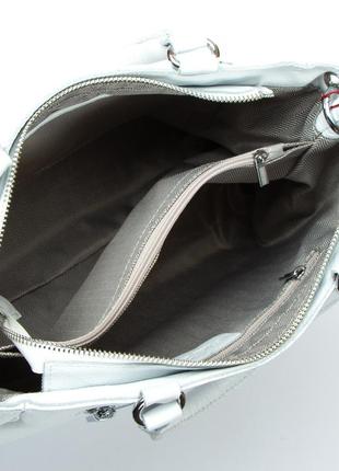 Кожаная женская сумка через плечо alex rai сумка большая белая класическая сумка повседневная качественная4 фото