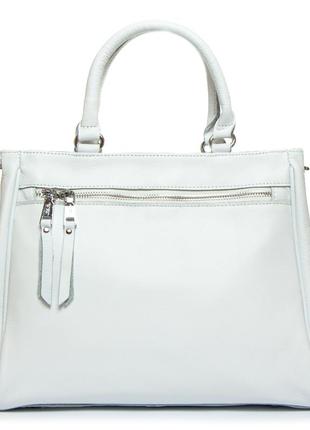 Кожаная женская сумка через плечо alex rai сумка большая белая класическая сумка повседневная качественная2 фото