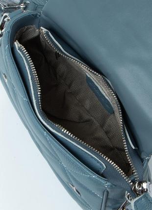 Молодіжні міні сумка-клатч колір синій alex rai шкіряна повсякденна сумка через плече сумка-клатч6 фото