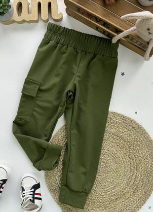 Штани двунитка хакі