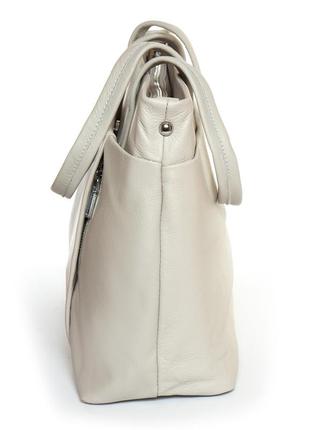 Сумка молодежная женская alex rai сумка стильная кожаная женская сумка бежевая модная женская сумка на плечо4 фото