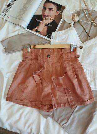 Льняные шорты primark