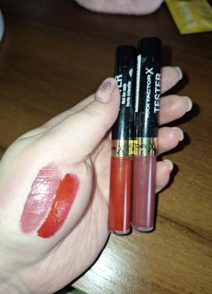 Стойкая жидкая помада max factor