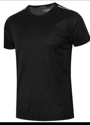 Футболка мужская спортивная, легкая футболка, футболка синтетическая мужская, футболка для тренировок, футболка для бега, футболка для спорта9 фото